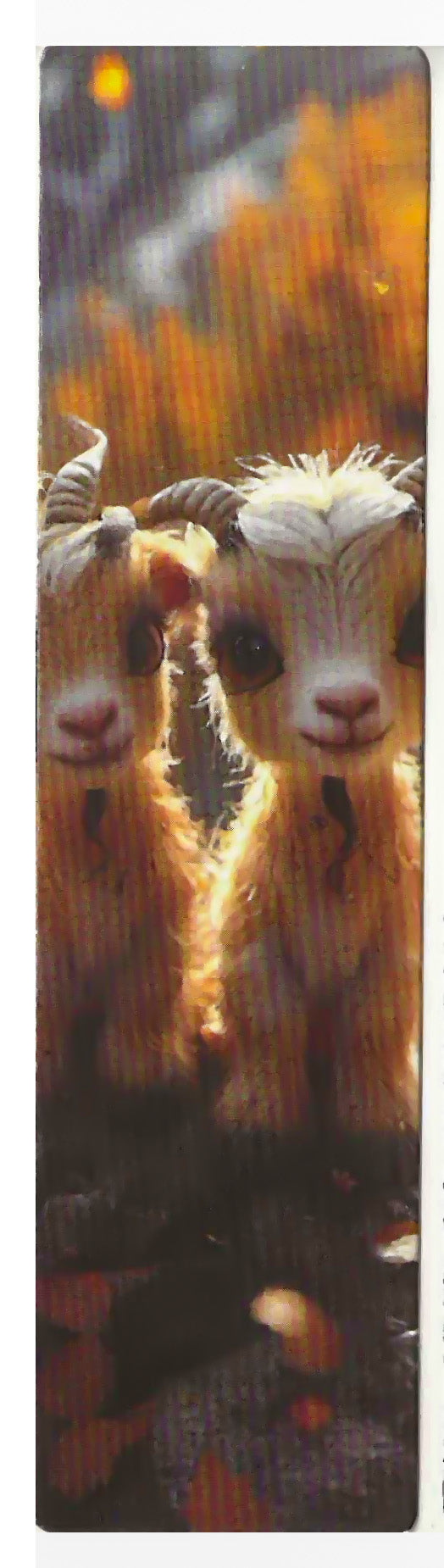 Lot de 6 marque-pages 15*4cm, impression 1 face sur papier cartonné épais, les animaux tout doux 3D