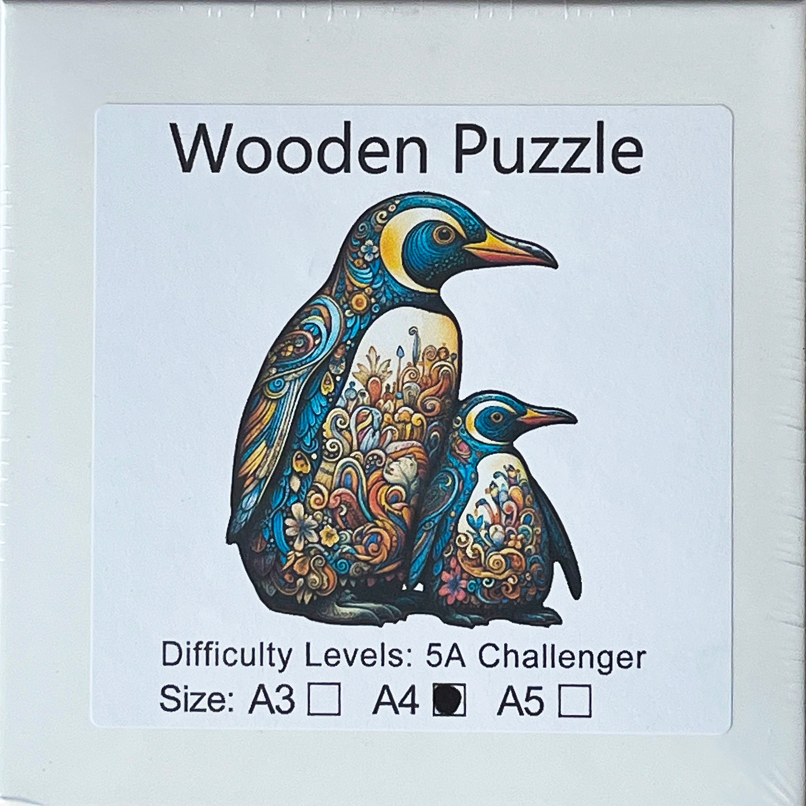 Puzzle A4 en bois laminé dans une boîte cartonnée avec sac de transport et reproduction. Pièces irrégulières uniques rendant l'assemblage encore plus enrichissant, La Tortue de mer